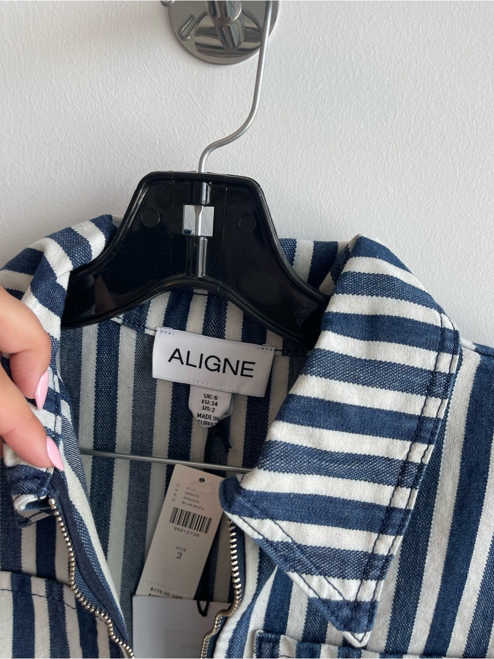 ALIGNE Gabriella Short-Sleeve Denim Midi Dress - Picture 5 of 8